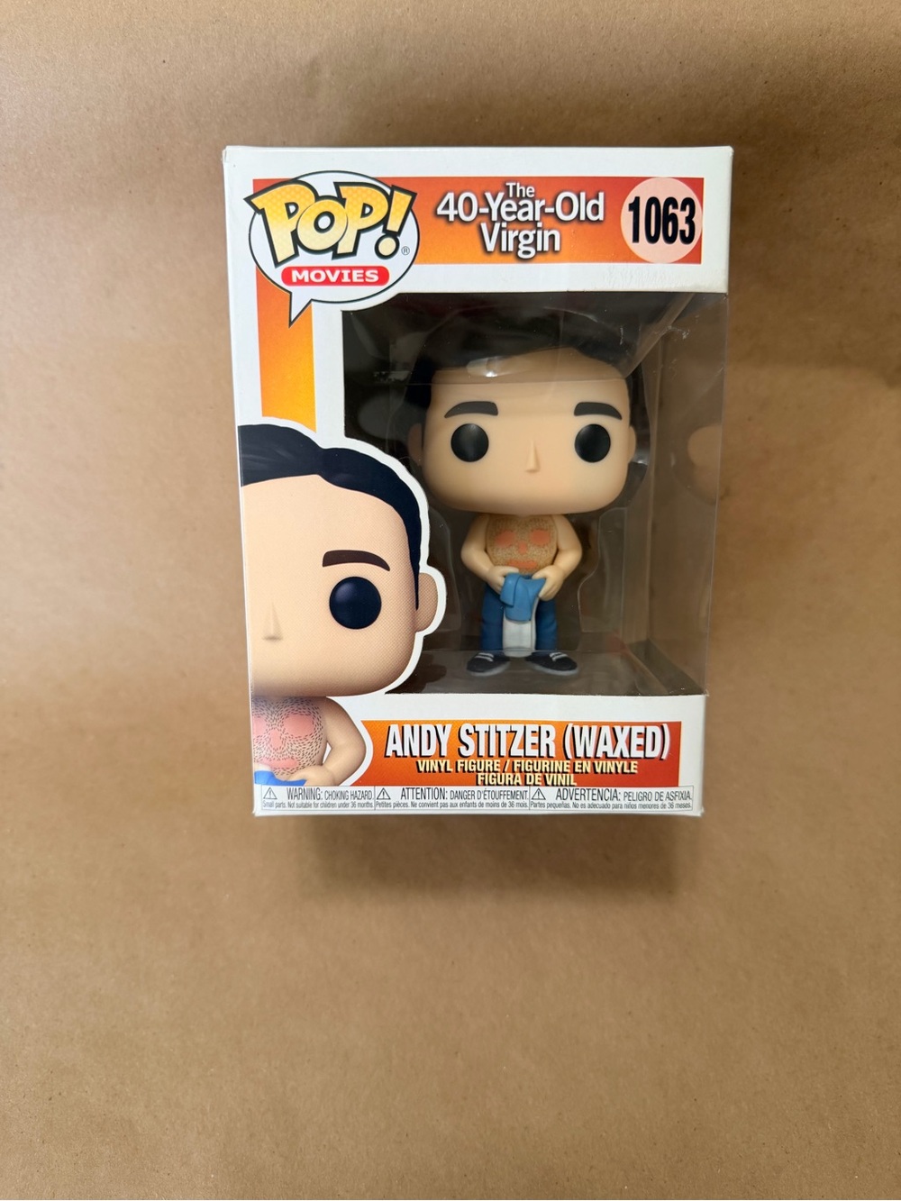 Funko Andy Stitzer (Waxed) Pop! Vinyl - Orange Shirt, Blue Pants